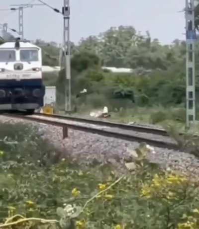 Was that his hand flying? 💀