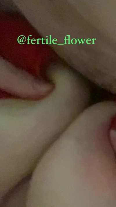 He always cums between my tits (every now and then in my mouth 🤭)