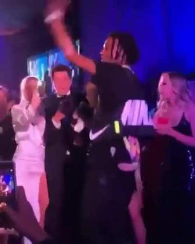 Carti at a bar mitzvah.