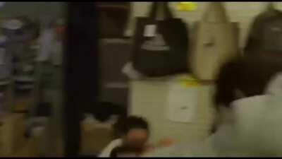 Like A Dragon Movie Store Fight except its in Don Quijote and Funk Goes On