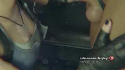 Jill Valentine Deepthroat With Audio