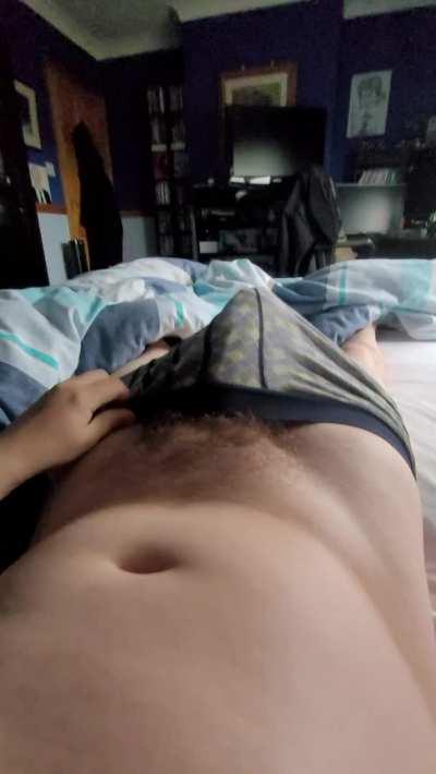 Haven't had a good morning whip with my huge dick in a while