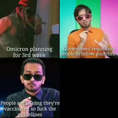 Omicron is dangerous Lemon is lime, Is template ko banane me, waste ho gya kaafi time.