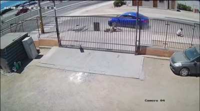 Man gets assaulted by two men, later gets saved by his friend.