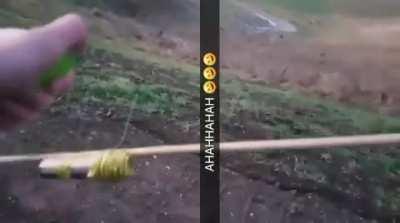 What can be more fun than shooting fireworks with an arrow!