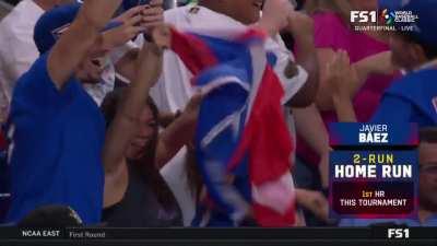 Javier Baez 2-Run Opposite Field HR puts Puerto Rico up 3-0
