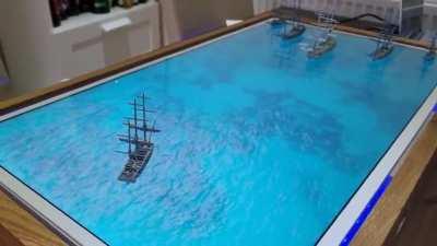 Ready for my new seafaring campaign! Can’t wait for my players to see this.... Any tips on ship battle mechanics? [OC]