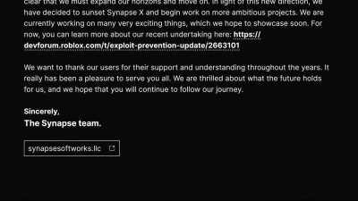 SYNAPSE X HAS DISCONTINUED. Here's what you need to know: