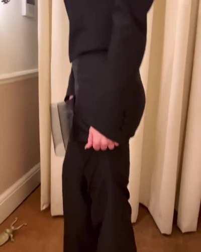 Up close look at her outfit for Bifa Awards