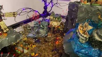 This is my Scary Village I set up every year. Showed it to y’all a couple years ago but I made some changes.