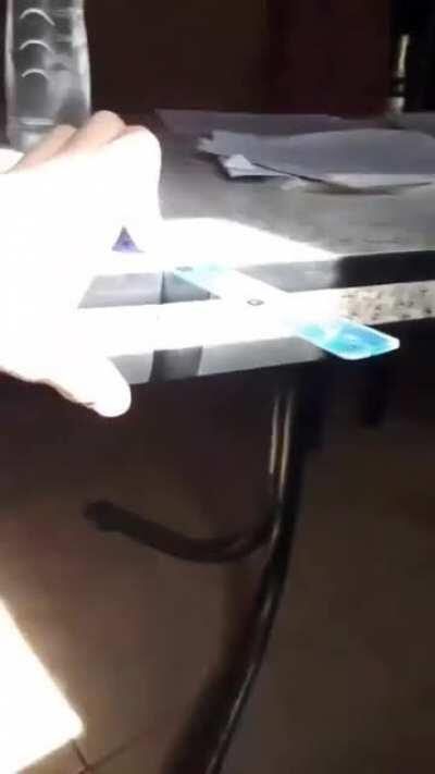 An example of how a cameras capture rate changes due to the amount of light being let into the camera.