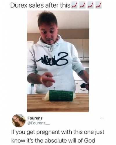 If u get pregnant, u know its the will of God