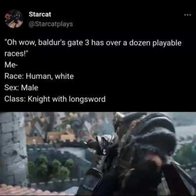 Last Standing Straight White Male be Like