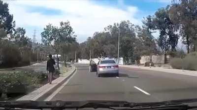 Let me just jump out of my moving car on a busy road...