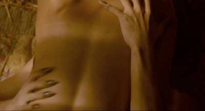 You get to film a scene with Merritt Patterson's big soft knockers swaying in your face, what are you doing to them?