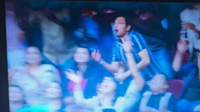 Rare footage of Shreyas Aiyyar hitting on short ball