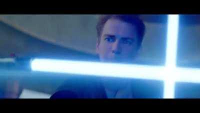 I edited *those* scenes from Kenobi Episode 5 and added the prequels soundtrack