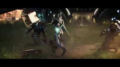 Warframe cinematic trailer but epic