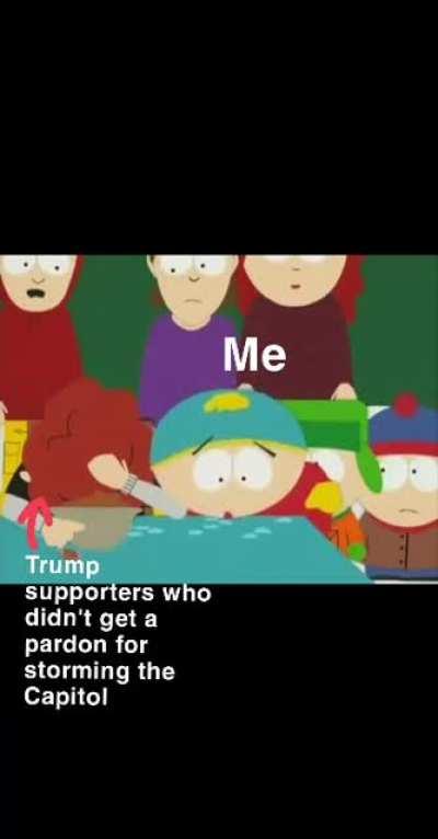 Trump supporter who raided the capitol didn't get a pardon