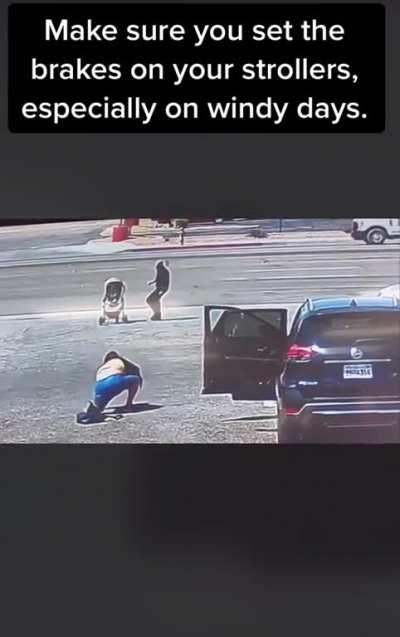 To go after the baby's buggy