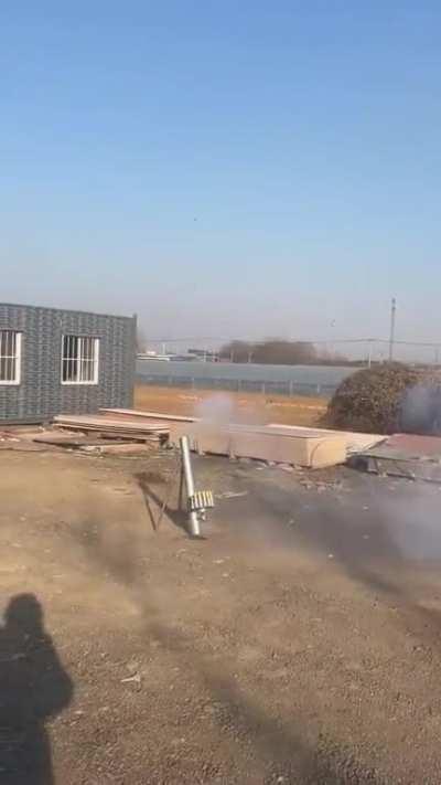 Chinese folk inventions: fireworks RPG-7 and fireworks mortar