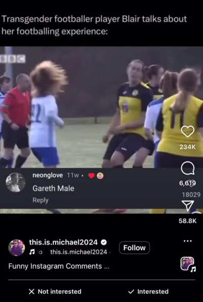 Average Instagram Soccer Reel