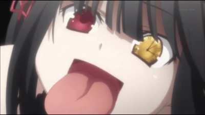 Kurumi is doing what?