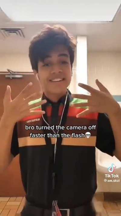 To make a tiktok at work