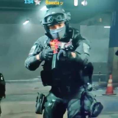 all of you don't know how to hold a gun and it shows