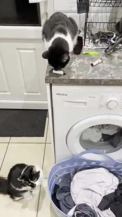 You can see him doing the math in his head