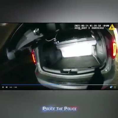 Homeowner called 911 to report burglars, officer began firing 5 seconds after arriving killing homeowner. Officer on trial for manslaughter.