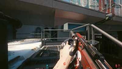 John Wick in Cyberpunk 2077