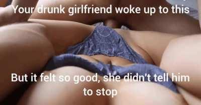 She knew she should, but his cock felt so good