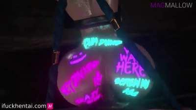 Fucking Jinx Anal and Filling Her Up