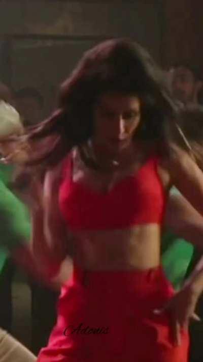 She is just Throwing away her boobs