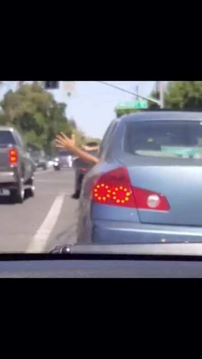 These guys settling out their road rage...