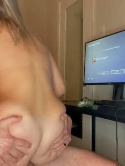 Distracting him from RL 😉 (OC)