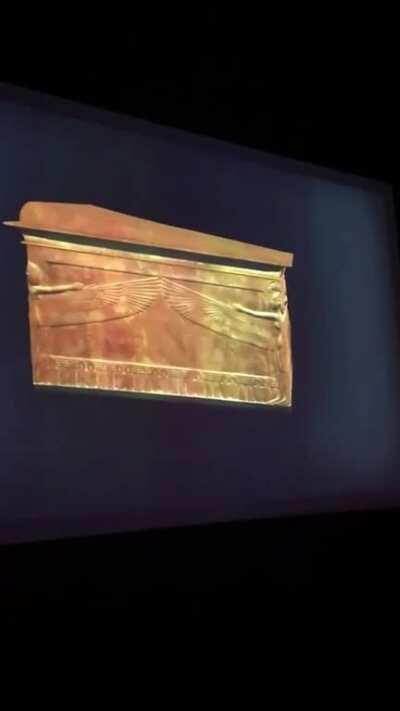 King tut was buried in 9 different coffins one inside the other like Russian Dolls. Animation that shows them.
