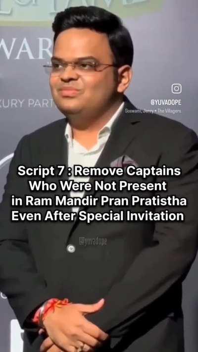 The ultimate script writer ft. Jay Shah