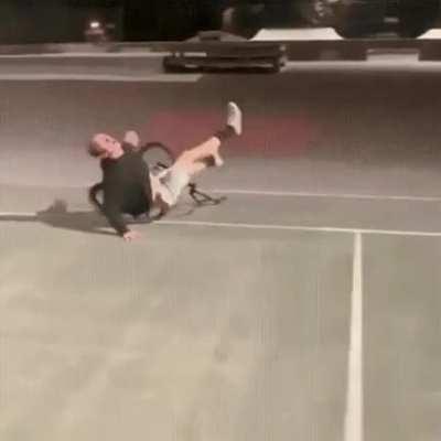 HMB I'm flipping back on the bike.