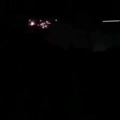 Armenia and Azerbaijan exchange heavy fire along the Nagorno-Karabakh line of contact earlier today