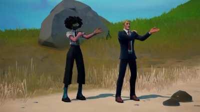 The Foundation finally escaping after 3 months just to see Jonesy AND Slone stuck in the loop doing The Macarena