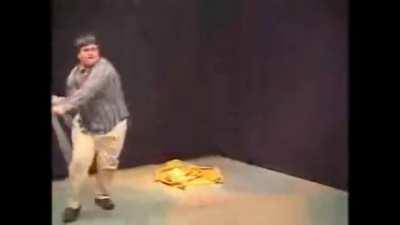 Man imagines himself to be a Jedi Knight