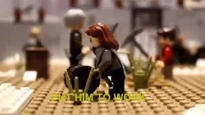 Dark, accurate, and a lego meme
