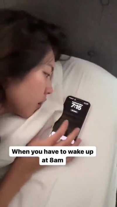 This is why I set 9 alarms