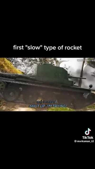 Slow-Firing anti tank rocket. Cause panic +100000 damage to tanks if hit