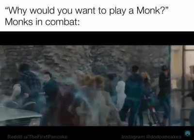 Fun Fact: you can use the ‘ready’ action and prepare yourself to push your friends out of harms way if you wanna use your speed to support the party