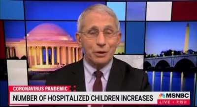 Fauci pulling the rug from under the feet of the insane parents, teachers and other Vazis who pushed lockdowns, masks and vaxxes under the guise of 