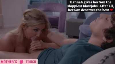 Good Sons deserve the sloppiest blowjobs