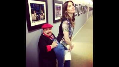 Whitney Cummings having phone sex with a retard until he busts a nut